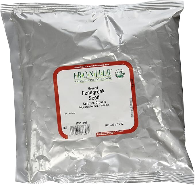 Frontier Natural Products 2693 Fenugreek seed powder, organic 16oz