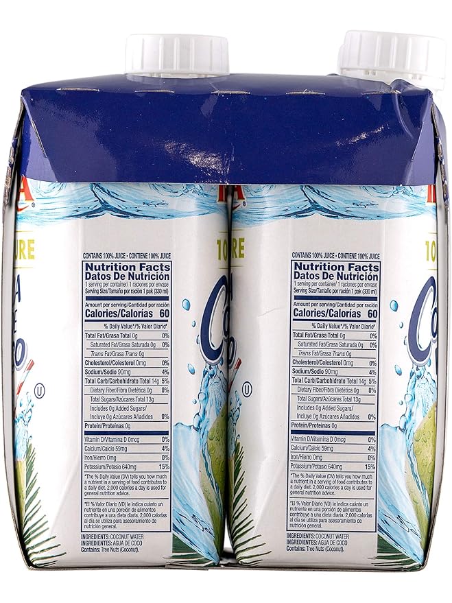 Iberia 100% Natural Coconut Water 11.1 Oz (Pack Of 4)