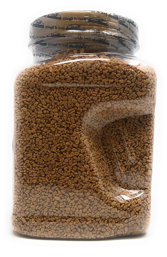 Rani Fenugreek (Methi) Seeds Whole 44oz (2.75lbs) 1.24kg Bulk PET Jar, Trigonella foenum graecum ~ All Natural | Vegan | Gluten Friendly | Non-GMO | Indian Origin, used in cooking & Ayurvedic spice