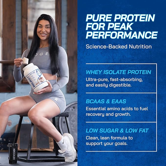 Evogen Isoject - Whey Protein Isolate | Ultra-Pure Whey Protein Powder with Ignitor Enzymes, BCAAs, and EAAs | Enhanced Absorption & Recovery | Tiramisu | 25 Servings