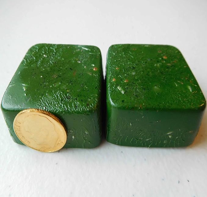 Green Chromium Oxide 2 Mini Cube Tower Busters Crystal Orgone (Green Chromium Oxide)