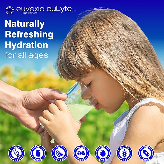 euLyte Electrolytes Powder No Sugar (90 Serv) Sodium Calcium Potassium Magnesium Trace Minerals Zinc Manganese Zero Sugar Free Hydration Drink Keto Fasting by Dr Sten Ekberg