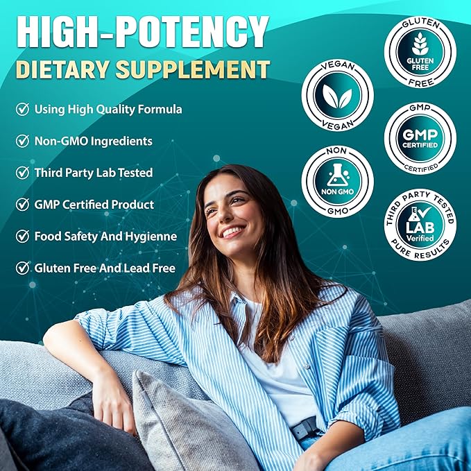 Organic Cadane Nicotinamide Riboside Supplement | Cellular Health Support | Vegan, Non-GMO – 90 Capsules - Support for 3 Months