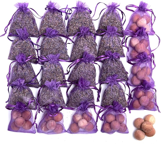 Gift-Box Packaged Dried Lavender Flower Buds Small Glass Bottle