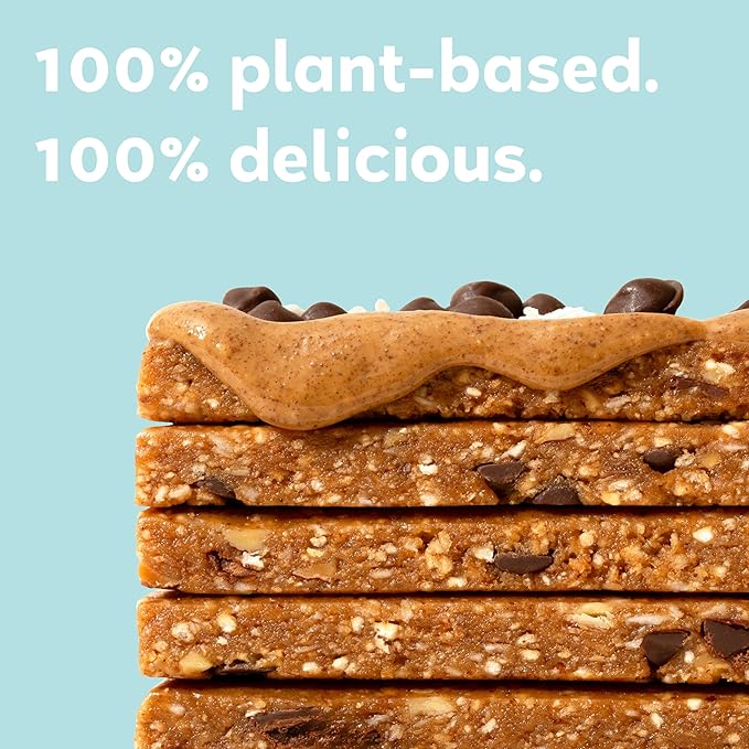 GoMacro MacroBar Organic Vegan Protein Bars - Coconut + Almond Butter + Chocolate Chips (2.3 Ounce Bars, 12 Count)