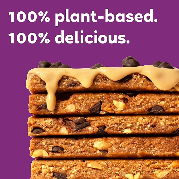 GoMacro MacroBar Organic Vegan Protein Bars - Peanut Butter Chocolate Chip (2.4 Ounce Bars, 12 Count)
