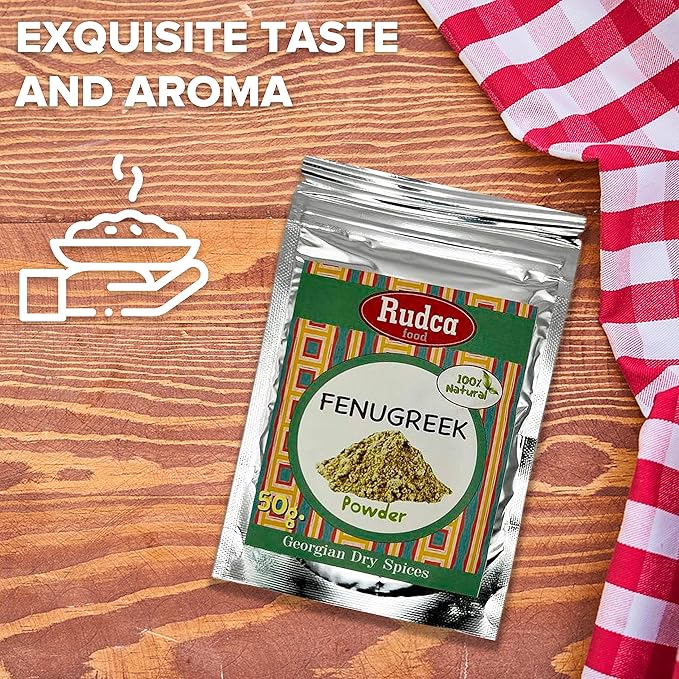 Rudca Food Utsho-Suneli Fenugreek Blue, Natural spices, Imported from Georgia, 100% natural dry spice,1.78 oz/50 gr.