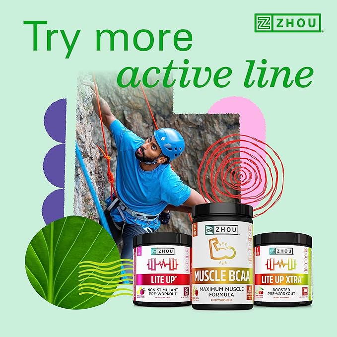 Zhou Nutrition Hydro Fuel, Sugar Free Electrolyte Powder, Replenish Nutrients, Restore Hydration, Natural Mineral Complex with Coconut Water Concentrate, Vegan, Gluten Free, Lemon Lime, 30 servings
