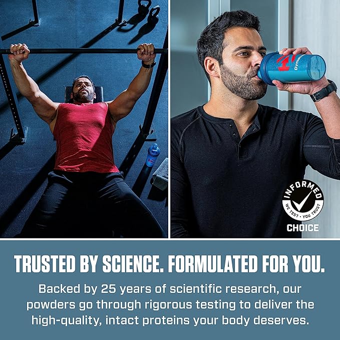 Dymatize ISO100 Whey Protein Powder Isolate, Chocolate Peanut Butter, 25g of Protein, 5 Pound, 5.5g BCAAs, Less Than 120 Cal., Gluten Free, 1g Fat, 1g Sugar, 2g Carb