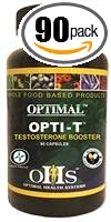 Optimal Health Systems Opti-T | Testosterone Booster Supplement for Men & Women | Tribulus Terrestris, Pygeum Africanum, Saw Palmetto + 13 Vitamin Blend/Opti-Blend Delivery System | 90 Capsules