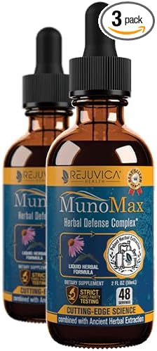 MunoMax - Advanced Immune Support Supplement - Liquid Delivery for Better Absorption - Echinacea, Astragalus, Reishi, Goldenseal, Elderberry & More!