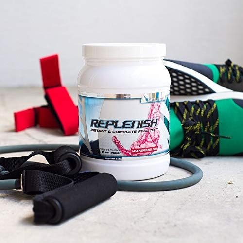 Nutrition Replenish Instant & Complete Recovery (Post Workout Formula, 11g of BCAAs & EAAs, 20g Whey Protein, 1000mg Creatine MagnaPower, Zero Refined Sugars) – 2lb Jar – Watermelon