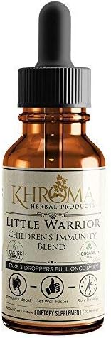 Little Warrior - Organic Children's Immunity Booster - 2 oz Delicious Liquid Supplement - by Khroma Herbs