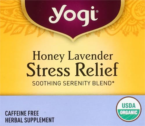 Yogi Tea Herbal Stress Relief, Honey Lavender 16 ct