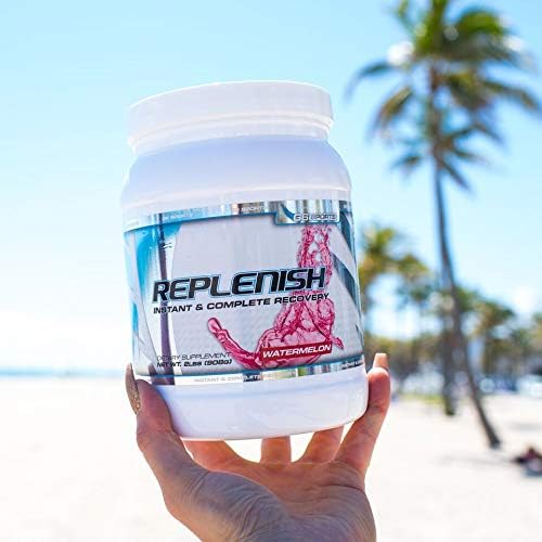 Nutrition Replenish Instant & Complete Recovery (Post Workout Formula, 11g of BCAAs & EAAs, 20g Whey Protein, 1000mg Creatine MagnaPower, Zero Refined Sugars) – 2lb Jar – Watermelon