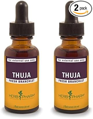 Herb Pharm Thuja Branchlet Liquid Extract - 1 Ounce (DTHUJA01) (Pack of 2)