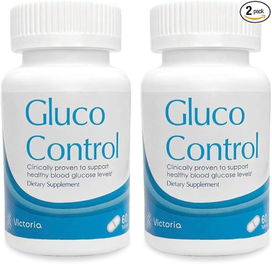 Dr. T Gluco Control Dietary Supplement - Garcinia Cambogia, Gymnema Sylvestre, White Kidney Bean Extract, Green Tea - 60 Capsules (2)