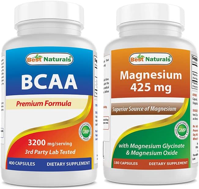 Best Naturals BCAA 3200 mg & Magnesium Glycinate 425 mg