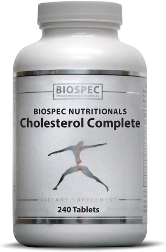 Cholesterol Complete - Natural Cholesterol Support for Cardiovascular and Heart Health* - Red Yeast Rice, CO-Q-10, Hawthorn, Magnesium (240 Tablets)