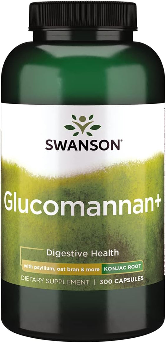 Swanson Glucomannan+ 300 Capsules