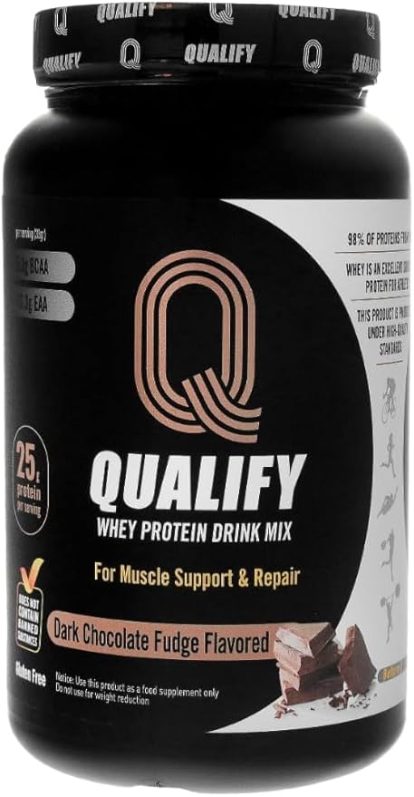 Dark Chocolate Whey Protein Powder. Post Workout Recovery Drink, Gluten & Sugar Free, Highly Kosher, 25g Protein. Essential Amino Acids - 5.5g BCAA, 2.7g Leucine, 1.4g Isoleucine, 1.4g Valine 1.65lb