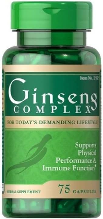 Puritan's Pride Ginseng Complex-75 Capsules