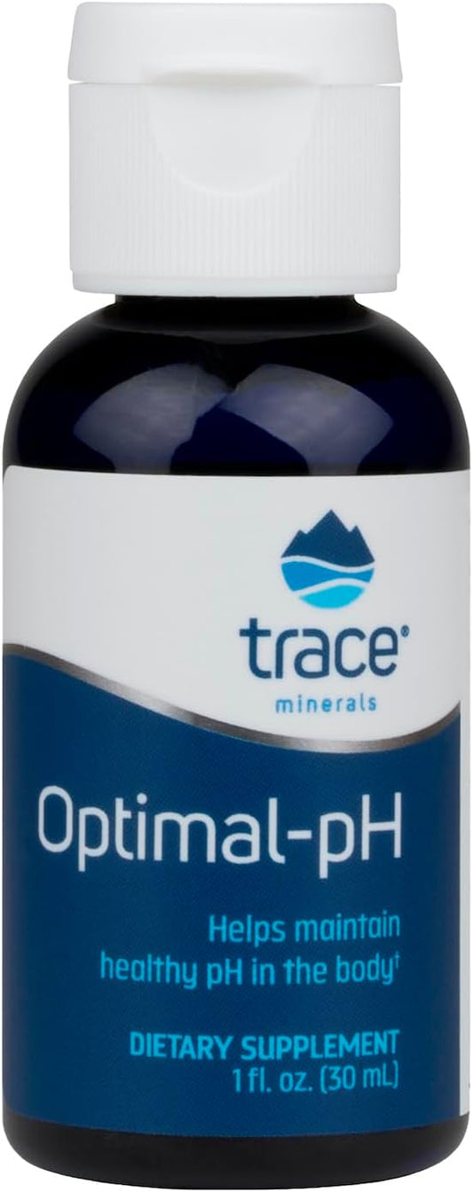 Trace Minerals Optimal-pH - Concentrated Ionic Mineral Supplement for Digestive & Immune Health - Digestion & pH Support Supplement with Magnesium & Boron - 1 fl oz (About 120 Servings)