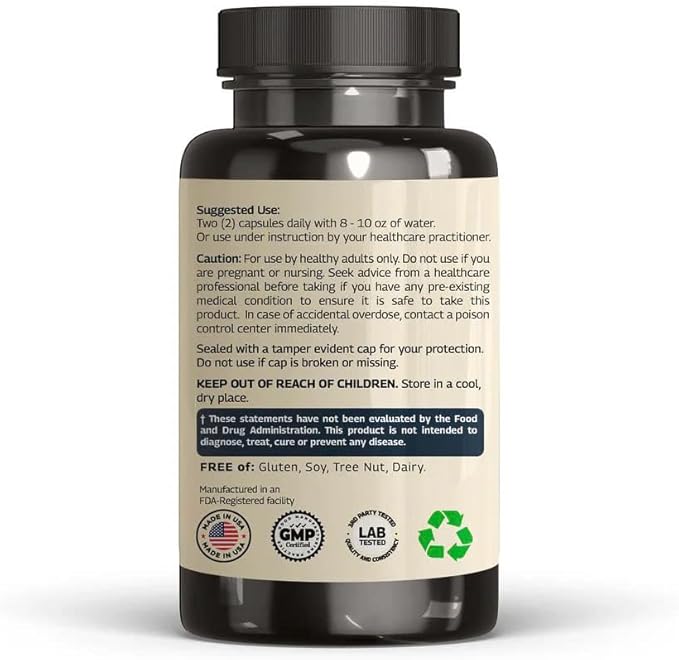 Berberine HCL & Ceylon Cinnamon - Red Yeast Rice & CoQ10 1300mg per Serving *USA Made & Tested* Healthy Levels with Green Tea Extract, Resveratrol, Magnesium, Glycinate, Chromium Picolinate