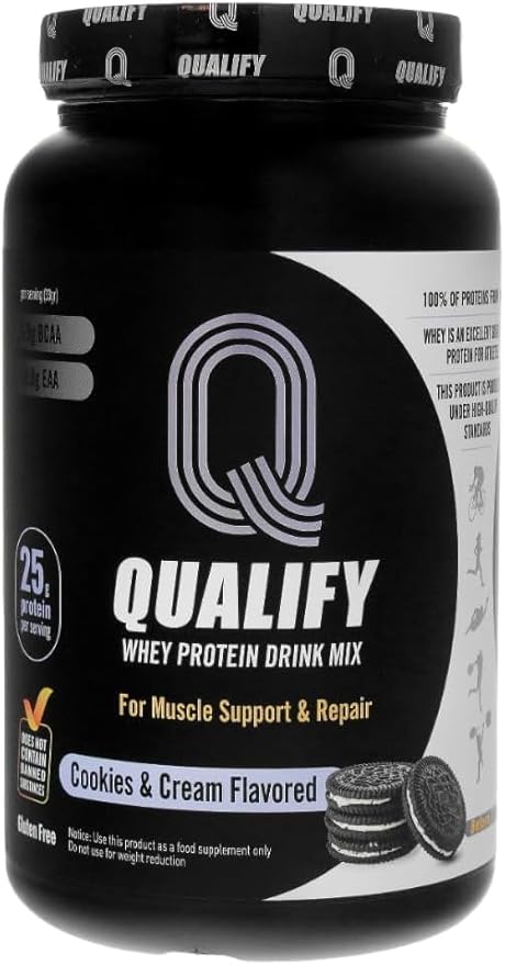 Cookies and Cream Whey Protein Powder. Post Workout Recovery Drink, Gluten & Sugar Free Highly Kosher, 25g Protein. Essential Amino Acids - 5.5g BCAA, 2.7g Leucine, 1.4g Isoleucine, 1.4g Valine 1.65lb