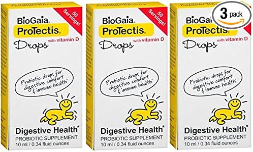 BioGaia ProTectis Drops with Vitamin D3-10ml (Pack of 3 (3 Bottle))