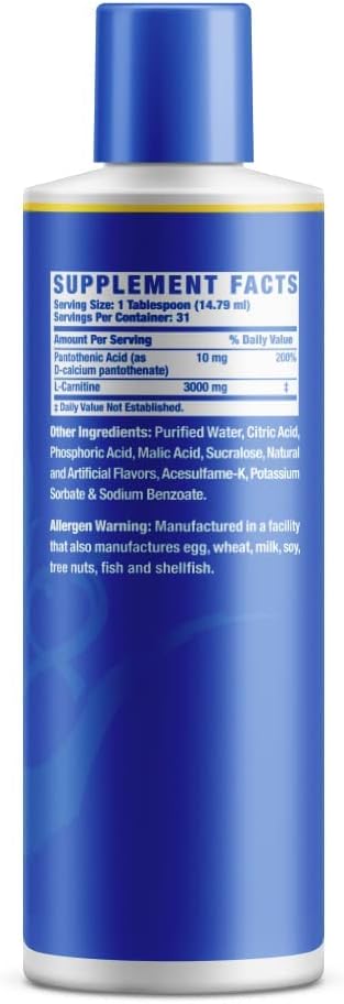 Ronnie Coleman Signature Series L-Carnitine XS 3000 Liquid, Amino Acids Metabolism and Lean Muscle Strength Support, Stimulant Free, Sugar Free, Zero Carbs, Pink Lemonade, 16 Oz