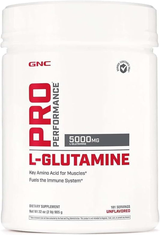 GNC Pro Performance L-Glutamine 5000mg - Unflavored (181 Servings)