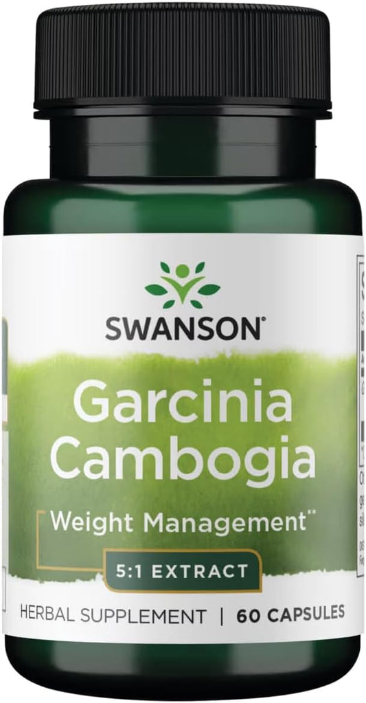 Swanson Garcinia Cambogia 5:1 Extract 80 Milligrams 60 Capsules