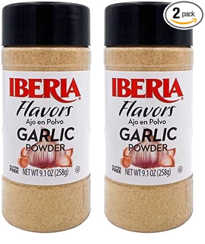 Iberia Garlic Powder, 9.1 Oz (Pack of 2)