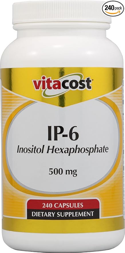 Vitacost IP-6 Inositol Hexaphosphate - 500 mg - 240 Capsules