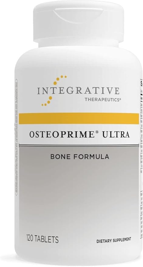 Integrative Therapeutics OsteoPrime Ultra - Comprehensive Bone Health Formula to Support Calcium Absorption * - Supplement with Vitamin D, Vitamin C, Magnesium, Zinc & Niacin - 120 Tablets