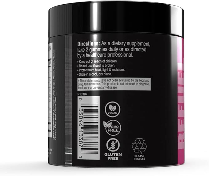 Hydrate Gummies, Vital Electrolytes, Supports Recovery, Supports Hydration, with Coconut Water, Potassium & Chloride, Cellular Hydration, Watermelon Flavor, 60 Gummies, 30 Servings