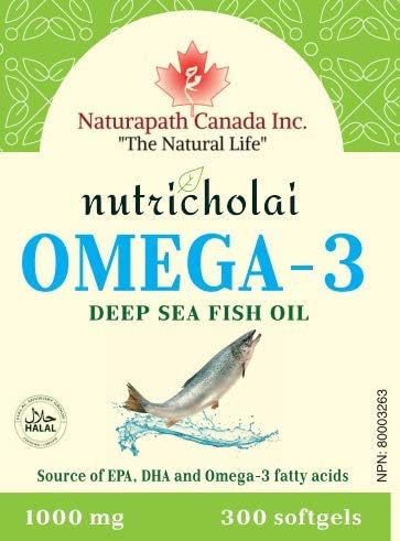 Halal Nutricholai Omega-3 DEEP SEA Fish Oil