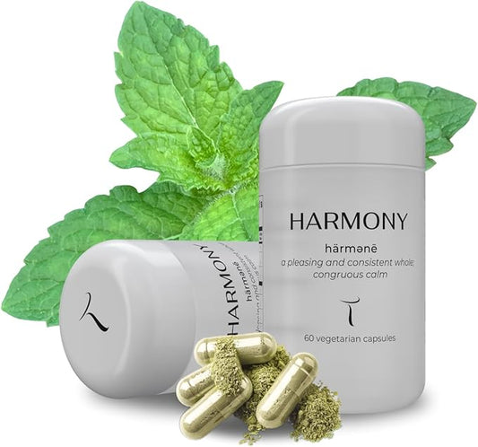 HARMONY Mushroom & Botanical Supplement by Setas – Organic Reishi & Lion’s Mane, Ashwagandha, Linden Tree & L-theanine to Support Mood, Stress Management, & Calm, Vegan & Non-GMO, 60-Day Supply