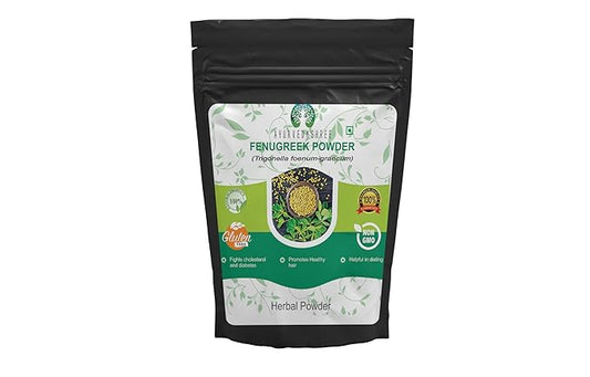 AYURVEDASHREE Fenugreek Seeds Powder 50 Gm I Trigonella foenum-graecum Sd. | Methi Powder | Spice Indian Cuisine | Hair Care | Improves Digestion