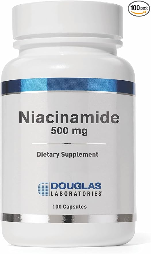 Douglas Laboratories Niacinamide | Vitamin B3 to Support Cardiovascular Health | 100 Capsules