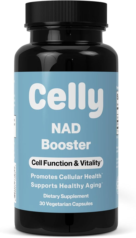 NAD Booster | Longevity Supplement for Healthy Aging with NR (Nicotinamide Riboside) and Nicotinamide | Promotes Cell Function & Vitality | Non-GMO & 3rd Party Tested