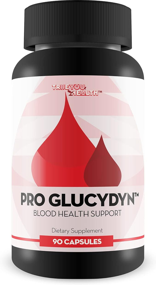 Pro Glucydyn - Blood S Health Support Supplement - Garlic, Turmeric, Berberine, Green Tea + Vitamins, Minerals & Herbs - Promote Balanced Blood Health & Circulation - Help Improve Blood Flow Naturally
