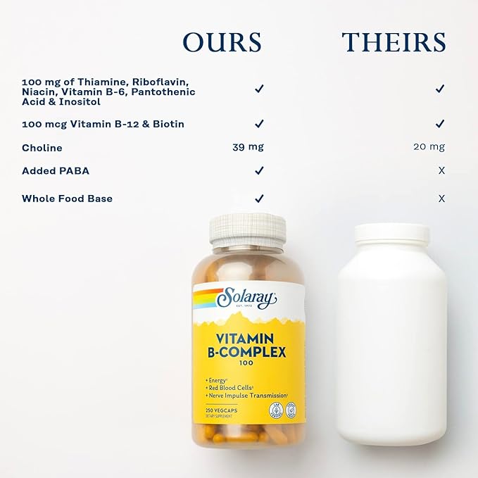 Solaray B-Complex 100 - 250 - Capsule [Health and Beauty]