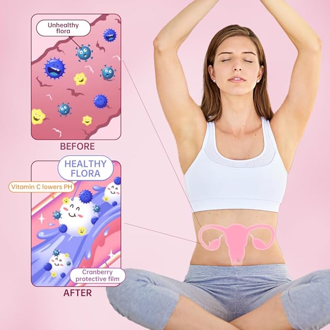 Vaginal Probiotics for Women pH Balance with Lactobacillus Probiotic Blend to Promote Healthy Vaginal Odor,Vaginal Flora - Women's Vaginal Health Probiotic 90 Count