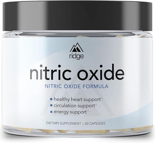 Nitric Oxide Booster Heart, Circulation and Blood Pressure Support with L-Citrulline, L-Arginine, and Energy Enhancers