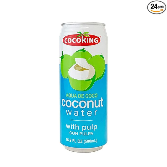 Cocoking Coconut Water, 16.9-Ounce (Pack of 24)