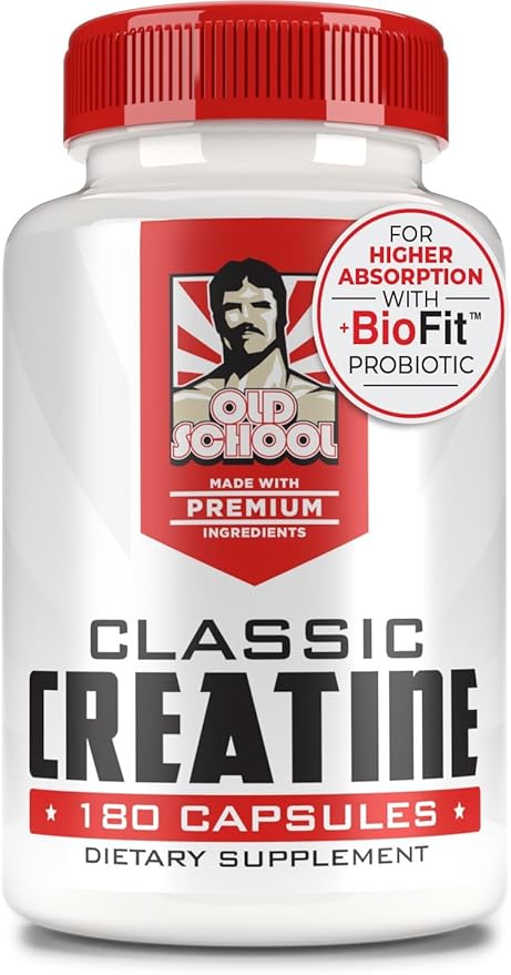 Creatine Monohydrate Capsules - 5000mg + BioFit™ (Max Strength) Supports Muscle Growth & Recovery, Performance, Cognitive Health - Creatine Pills for Men & Women - Made in USA + 180 V Capsules