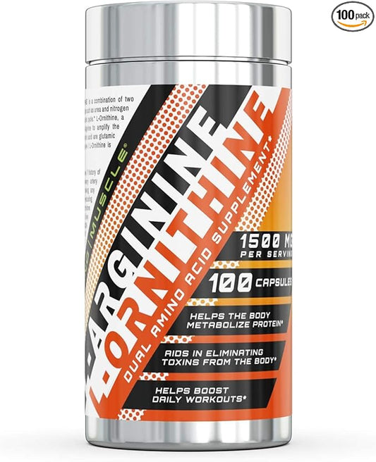 L-ARGININE/L-ORNITHINE - 100 Capsules