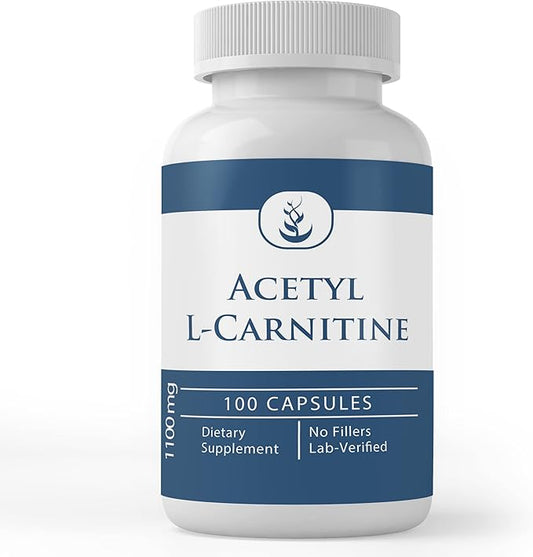 Pure Original Ingredients Acetyl L-Carnitine, (100 Capsules) Always Pure, No Additives Or Fillers, Lab Verified